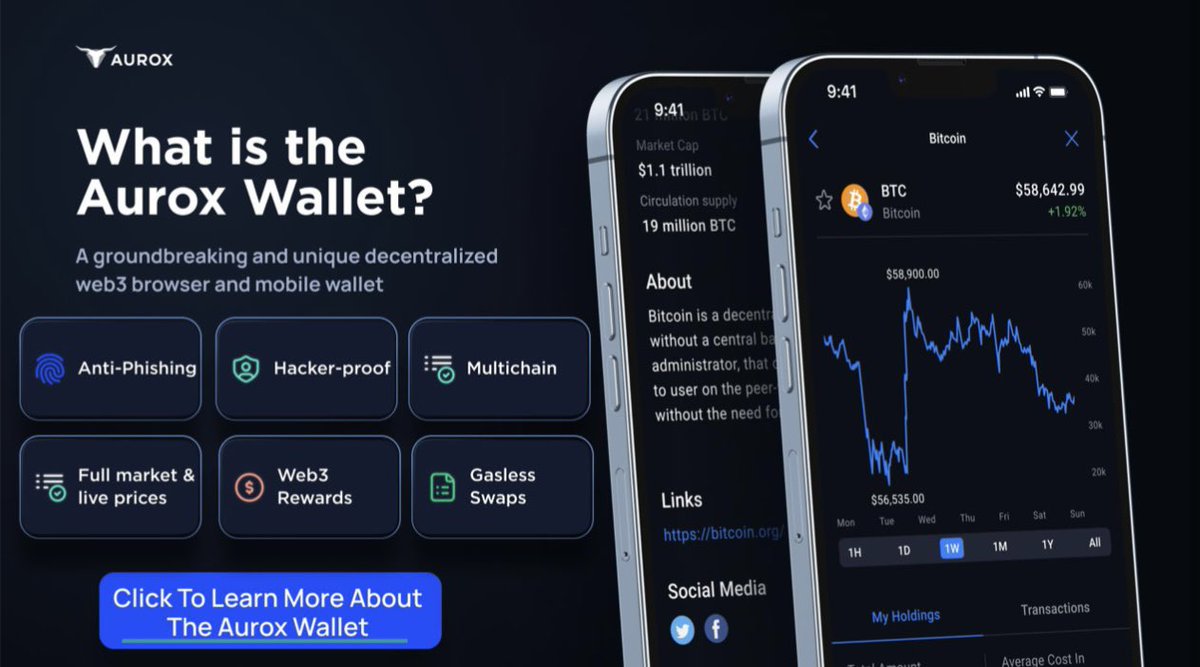 One of the dopest new crytpo wallets 🤯 Check it out. 

aurox.app/bbreach