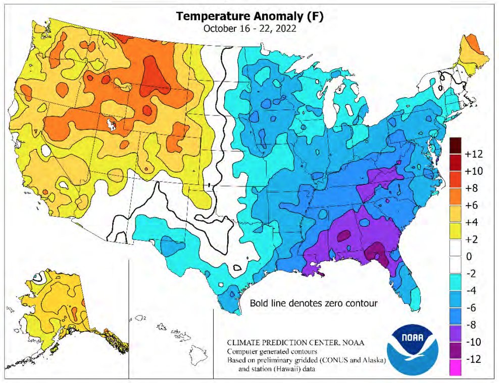 Farmdoc daily on twitter 3 3 temperature anomalies from across the u