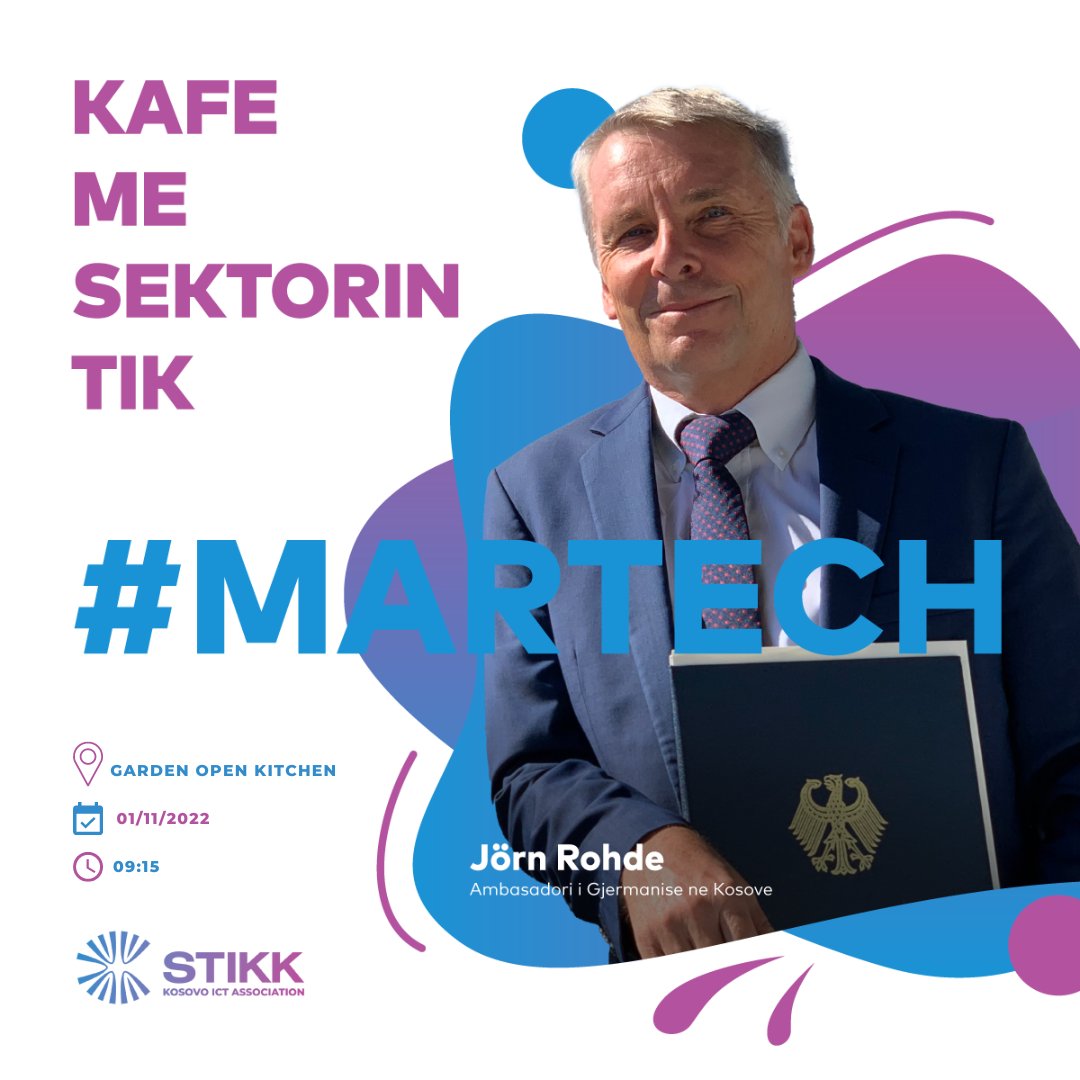 STIKK_KS's tweet photo. 🚀 E nisim të martën sëbashku në #MARTEch, një hapsirë ekskluzive bashkëbisedimi 🗣 midis anëtarëve të STIKK dhe të ftuarve nga fusha të ndryshme publike ose private. https://t.co/CPJp6K2gOb