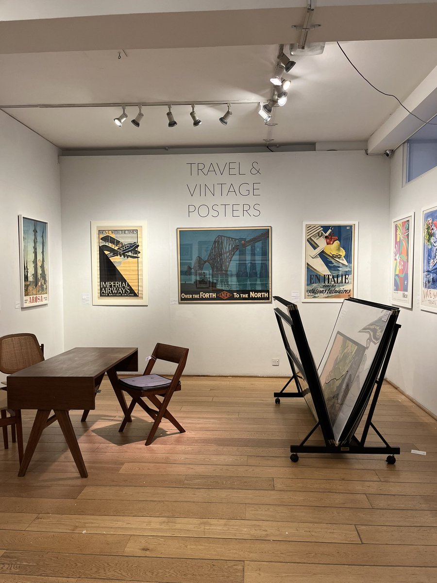 Viewing for this week's Lalique, Vintage &amp; Travel Posters and MODERN MADE sale is underway Mall Galleries in London! Here's a little look at some of the fabulous pieces on display... 

Discover our Autumn 2022 season of Design: lyonandturnbull.com/design-season/