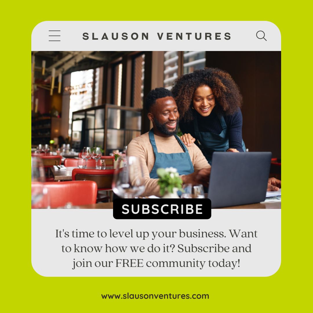 SlausonVentures's tweet photo. You know the drill!🙌🏿💪🏿
To learn more about #SlausonVentures and how we can help you achieve your business goals, subscribe to our newsletter and join our FREE community today!
#blackbusiness #blackownedbusiness #blackempowerment #supportblackbusiness #blackcommunity #blackpower https://t.co/anfDJNGvqd