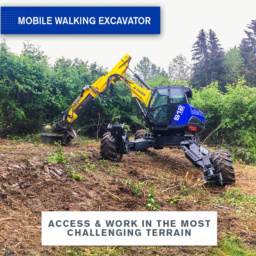 kaiserpremllc's tweet photo. For applications like mastication, KAISER PREMIER’s Mobile Walking Excavator sets the new standard for performance. 

Explore the latest generation of Mobile Walking Excavators! >> https://t.co/CvqqCncN6c

#KAISERPREMIER #PerformanceCounts #MobileWalkingExcavator #SpiderExcavator https://t.co/ONf4p6guPm