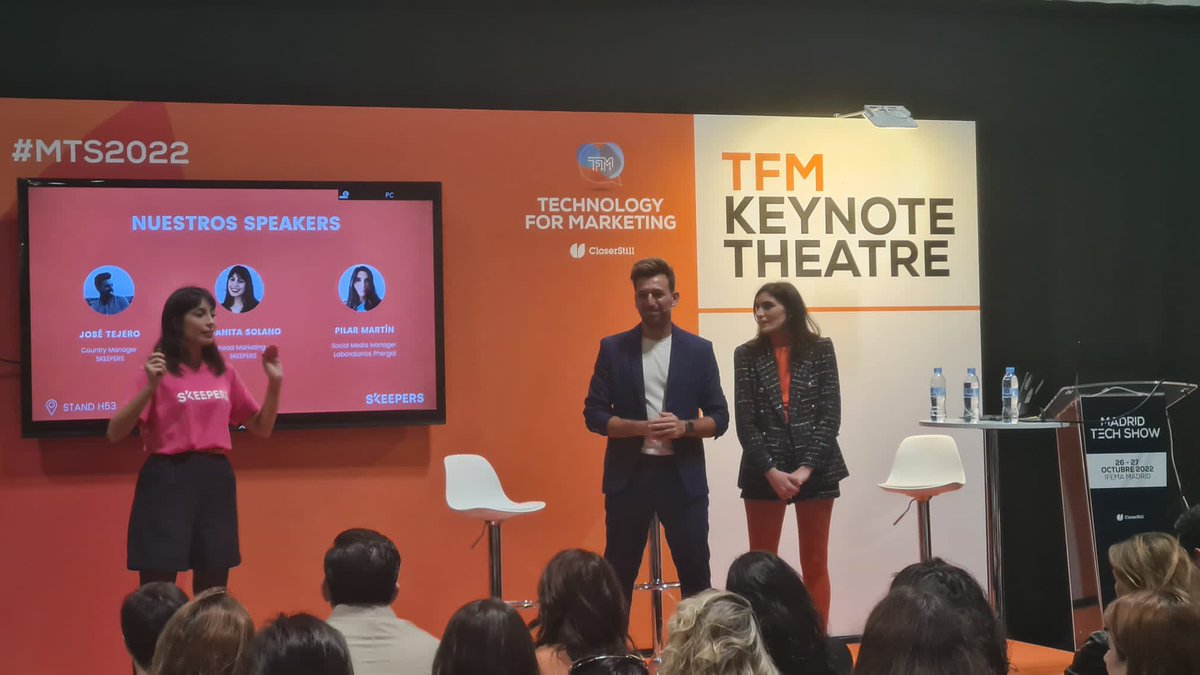 Hoy estamos en el #EshowMadrid viendo mas últimas tendencias en #ecommerce  y #DigitalMarketing  Muchas propuestas y casos de éxito #MTS2022 #TFMMadrid #CSWMadrid #BDAIWMadrid