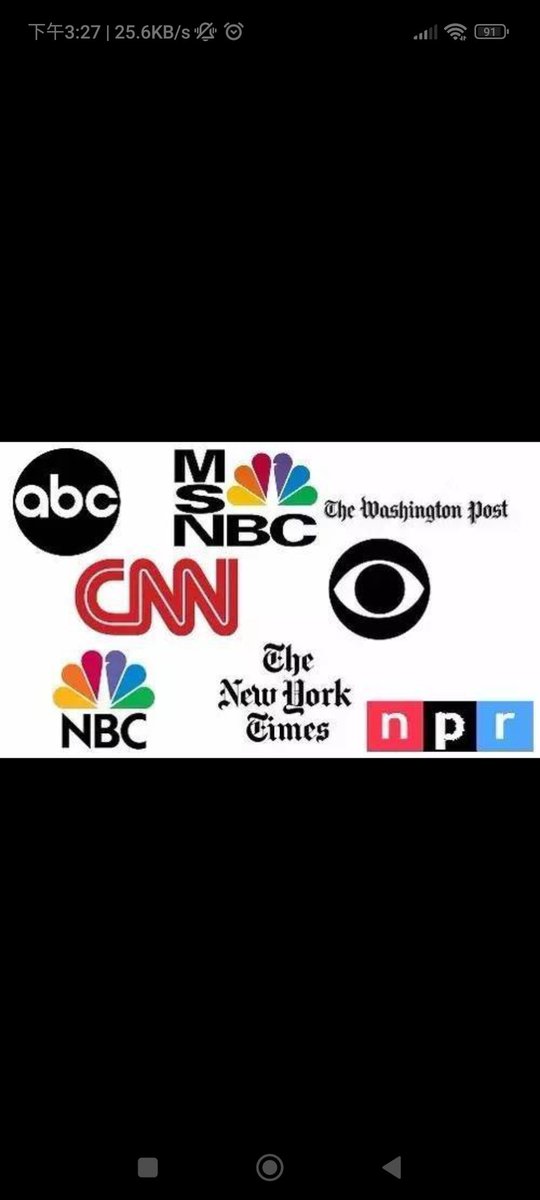 President Trump is right. These media outlets are full of fake news. Very evil.👇💩🤡