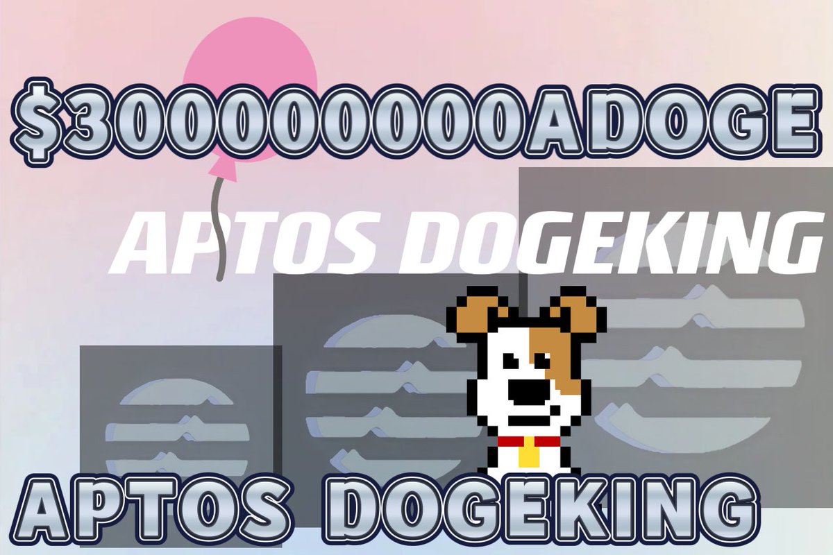 Here is chance of getting a massive $ADOGE Airdrop $300,000,000 for 3,000 frens 
 To Enter:
✅ Follow <a href="/APTOS_DOGEKING/">ADOGE</a>
✅ Like and Retweet
✅ Tag 3 frens and use the hashtag #ADOGE 
✅Leave your address.
#Airdrop #AptosEcosystem #AptosMovement #Aptos #AptosDogeKing