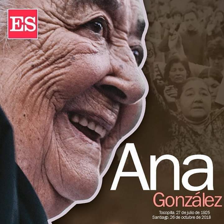 upelienta_sss's tweet photo. "He visto las sonrisas más lindas, en las historias más tristes"

26 de octubre 2018
Honor y gloria, Compañera Ana González ⚘ https://t.co/n2FRCzE3GN