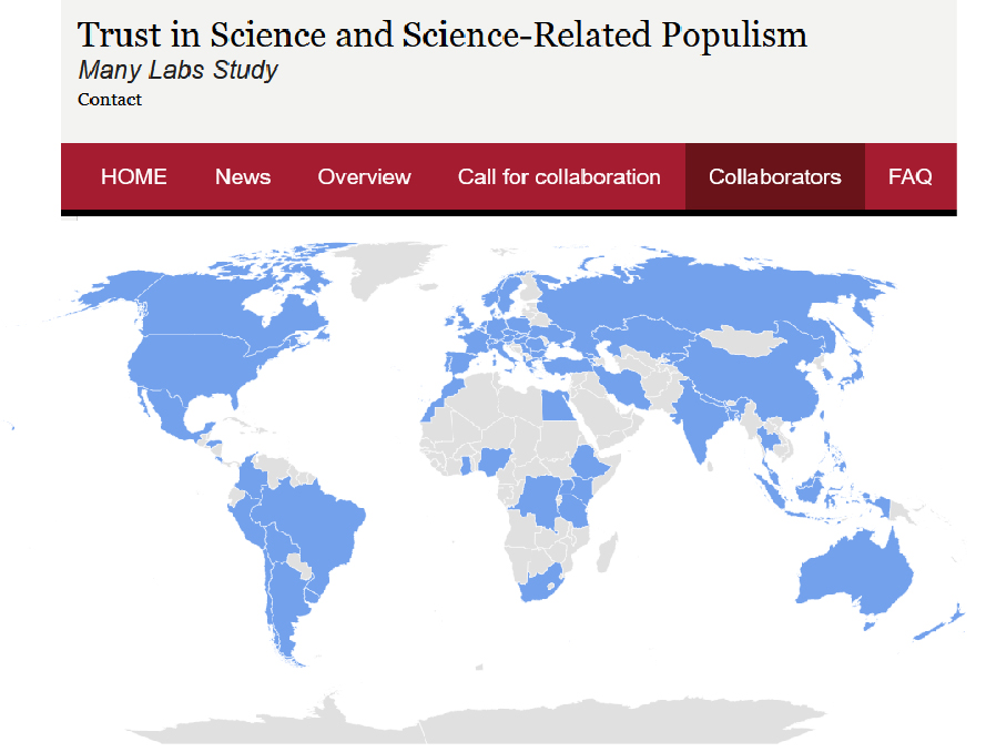 colognav's tweet image. The #TISP #ManyLabs data collection process has started! 🎉

In ≈70 countries collaborators will collect data on:

1⃣ Prevalence &amp;amp; correlates of trust in science
2⃣ Perceptions of science in society &amp;amp; policymaking
3⃣ Science-related populism
4⃣ Climate change attitudes