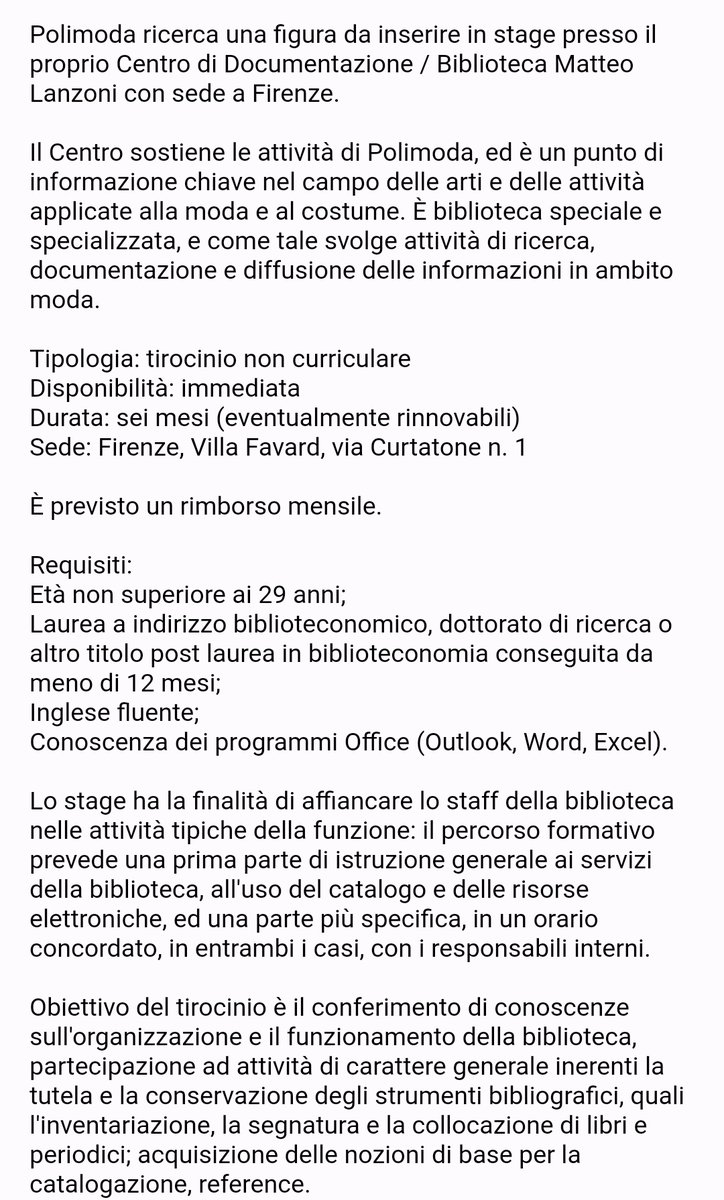 ConunagrandeA's tweet photo. Tu porta un cv d'acciaio che noi ti diamo, boh, che so , un rimborso mensile.
Bello il lavoro culturale, proprio figo. https://t.co/OWcq47JxQz