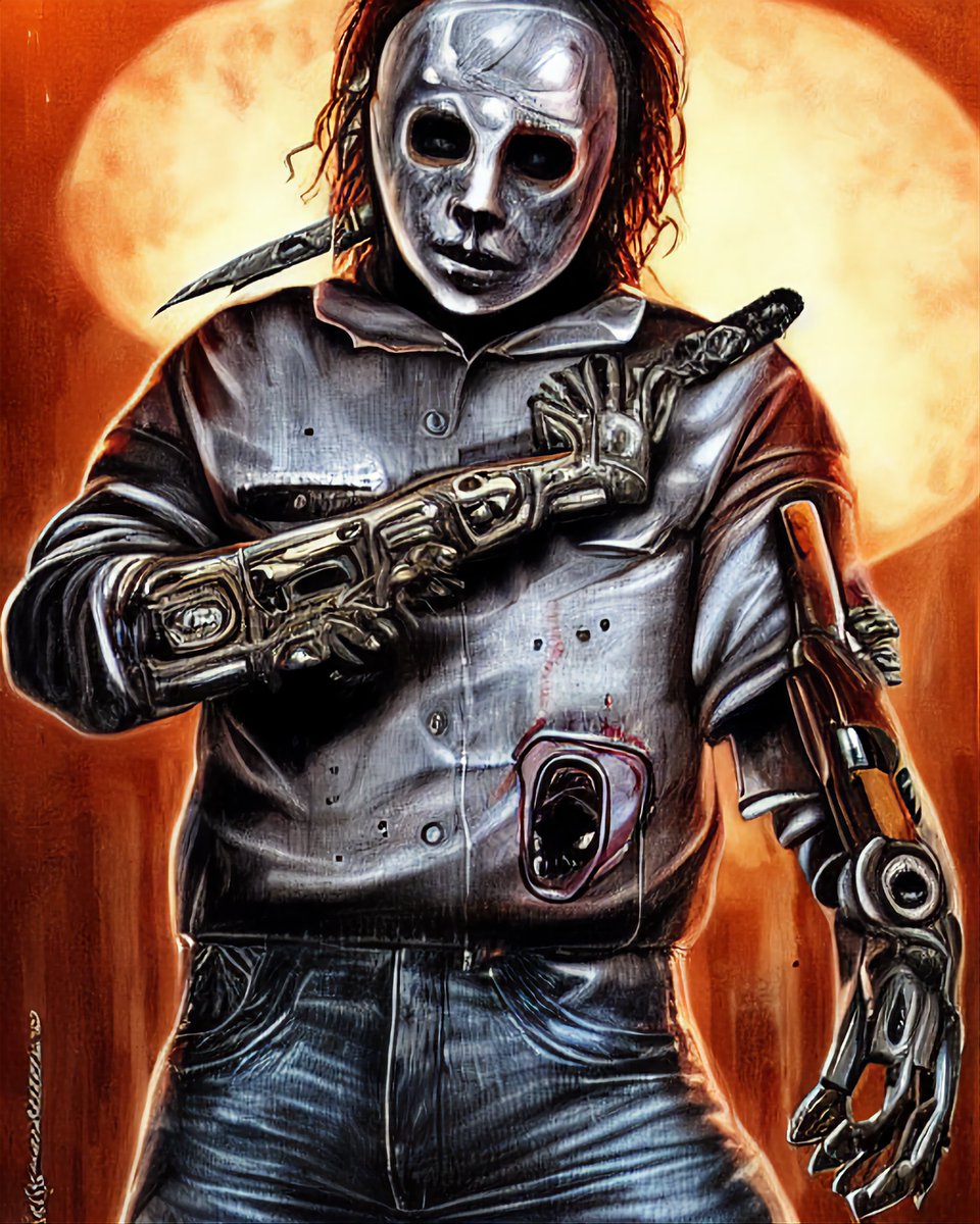BeardyBenji's tweet photo. A new version of Michael Myers.

Made with @get_starryai https://t.co/kudDI8uwop