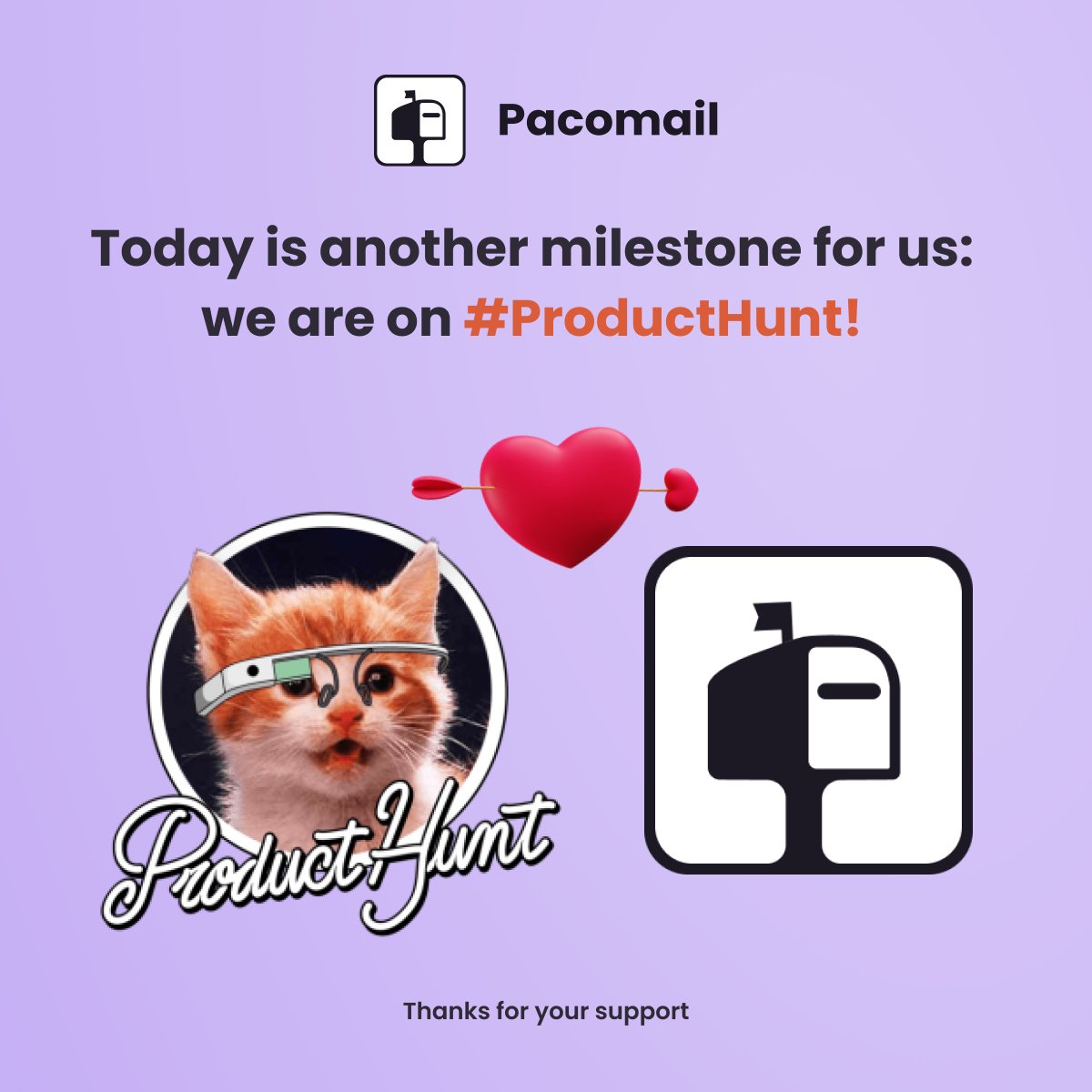 🎉 After a long year of work, we launched Pacomail a month ago and we believe it’s a great product.
🥳 Today is another milestone for us: we are on #ProductHunt !
🙏 Thanks for your support
producthunt.com/posts/pacomail
#email #dev #webdev