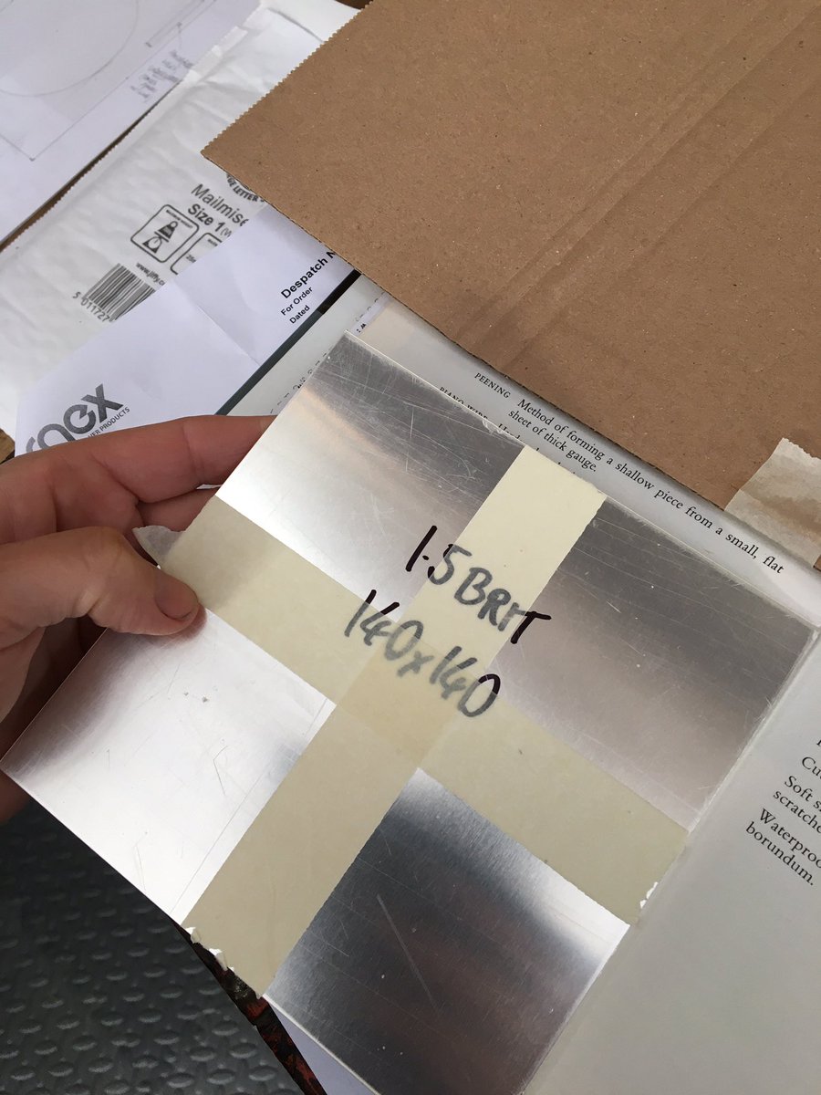 sarah_denny's tweet photo. “But Sarah, it’s square?! “ I hear you say!!😆 …excited to be peening again!!
#whatthecustomerwants #bespokesilver #peening #silversmith #lovetohammer #britannia https://t.co/vDoz28exi5