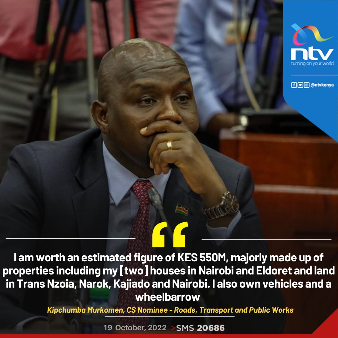 There is money in politics. Kipchumba Murkomen, the CS nominee joined politics 10 yrs ago a poor man doing TV analysis & moonlighting at Moi University. Today, he is worth 550 million. Academia is just a waste of time. Watch Salasya. @P_Salasya will be worth 4 billion like MDVD