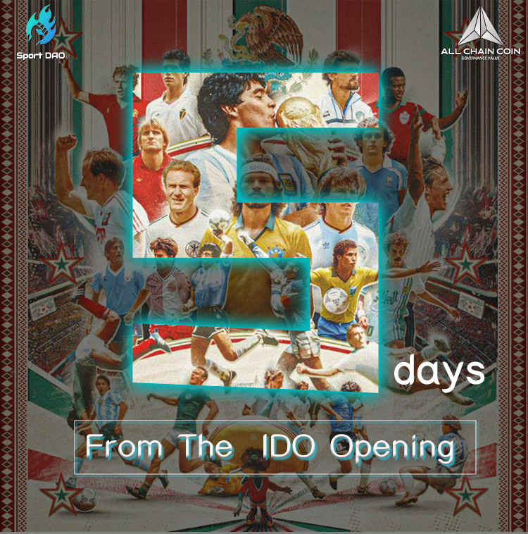 Sport__DAO's tweet photo. 5 days from the  IDO opening 🤟
#WorldCup2022  #BSCGem  #BinanceCoin https://t.co/U6YqVqPeIF
