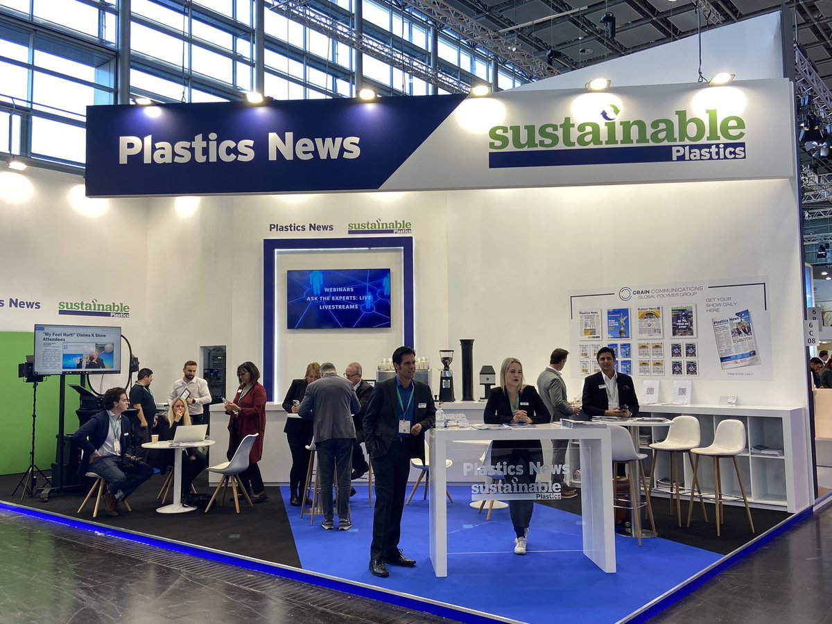 Barber_Matt's tweet photo. If you are visiting K, make sure to drop by stand C08, Hall 6. Grab a coffee and pick up a copy of the official Kshow Daily! @SustainPlastics @PRS_Europe @plasticsnews https://t.co/qaJWq6Y2We