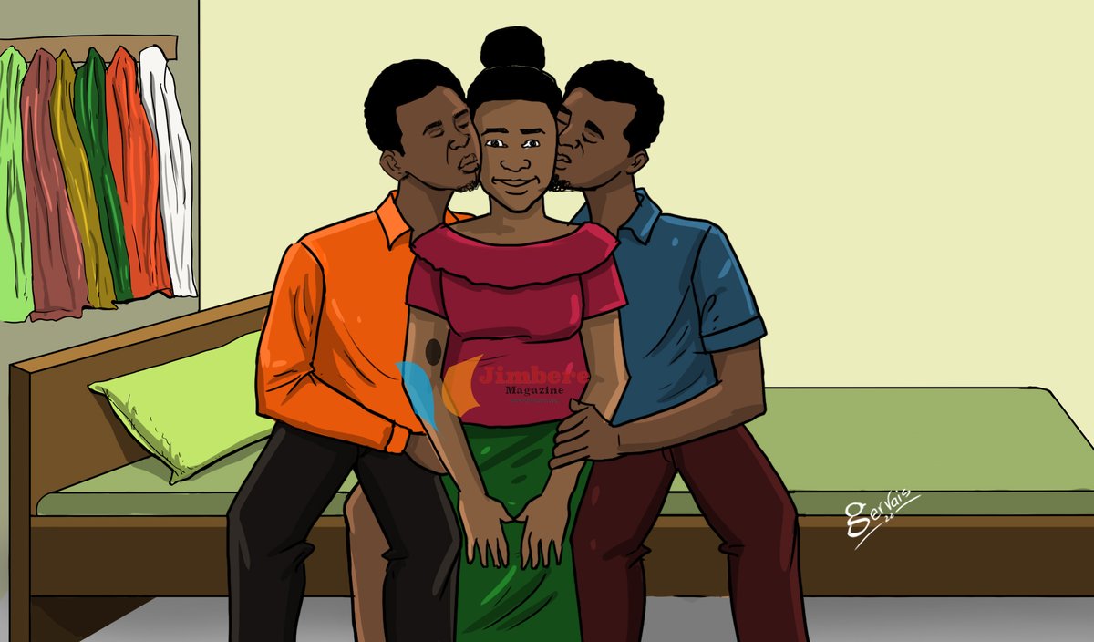MagazineJimbere's tweet photo. 👀 Insolite en #RDC: à #Kabari, une #femme vit avec 2 hommes, dans l'entente et l'entraide mutuelle. Son 1er mari, parti chercher du travail, fait 6 ans d'absence. A son retour, sa femme vit avec un autre. Compréhensif, il décide de cohabiter... https://t.co/06KnyEO8Nx

#Burundi https://t.co/h9qLmm9L9r