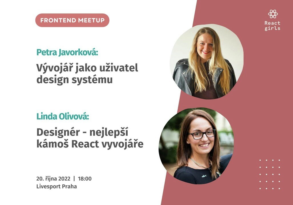 Už zítra přivítáme u nás v Aspiře další meetup. Tentokrát se potkáme s komunitou <a href="/ReactGirlsPraha/">ReactGirlsPrague</a>. Livesport budou reprezentovat Petra Javorková a Linda Olivová. 

Přihlásit se můžete na  👉  bit.ly/meetup-reactgi…