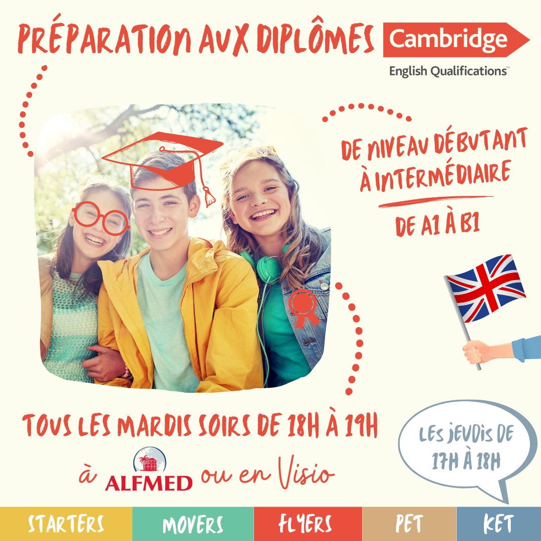 AlfmedP's tweet photo. 📢 Misez sur l’anglais dès que possible pour le futur de vos enfants! L’anglais fait partie des langues de base. Commencez le plus tôt possible pour leur donner cette chance ! 🎓
Plus d'infos dans notre article dédié : https://t.co/ror4zFvt87 

#anglais #alfmed #perpignan https://t.co/nksmbY1e1W