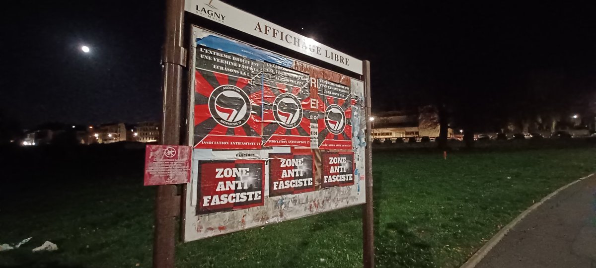 Asso_Antifa77's tweet photo. Collage à Lagny sur Marne et Thorigny.
Le racisme et lgbtqui-phobie tuent, réagissez !
#77antifa #antifa #afa77 #antifascisme https://t.co/8lQ3EVxSME