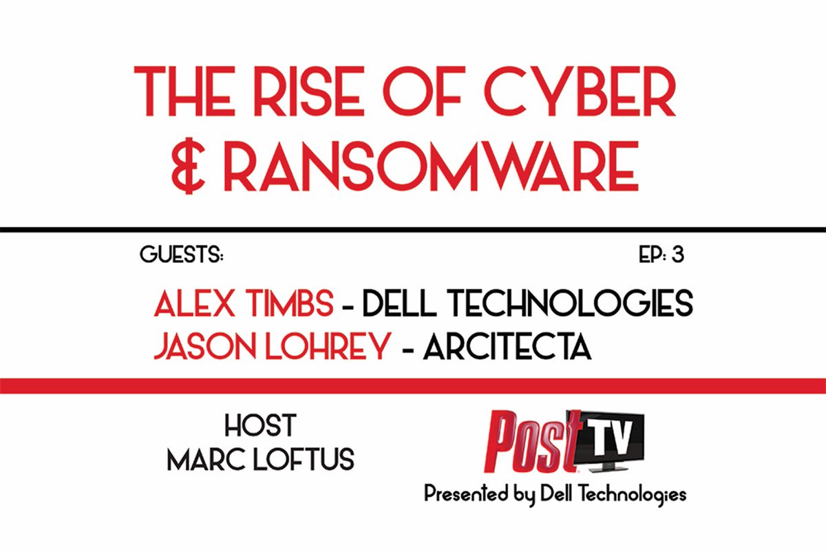 Episode 3 of the <a href="/Post_Magazine/">Post Magazine</a> podcast series shines a light on the bad actors intent on stealing or holding content ransom using increasingly sophisticated means. 

Listen today! 🔊 dell.to/3g8KNxs

#CybersecurityAwarnessMonth 
#DellTech #ransomware
#DellTechHeroes