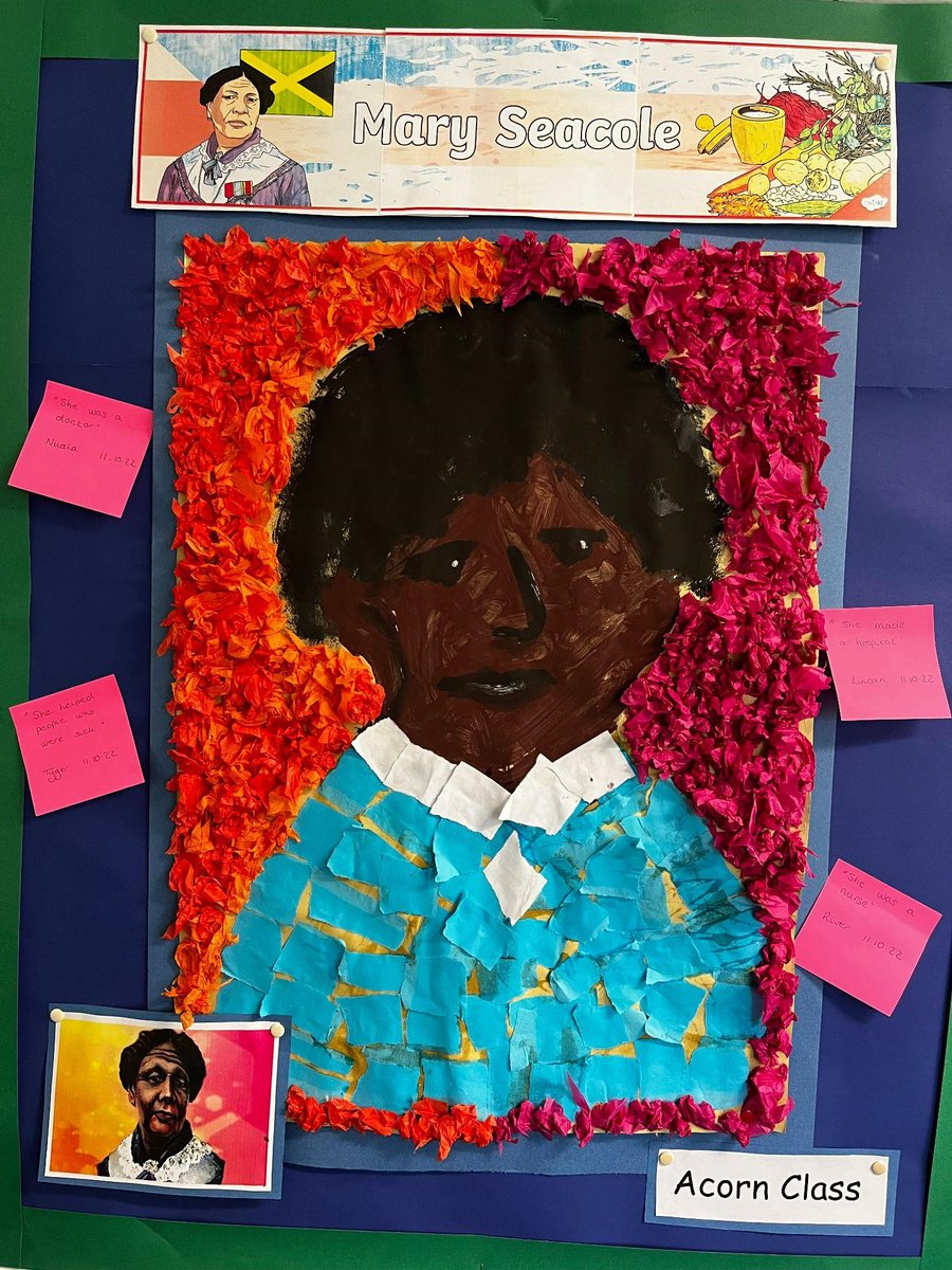 SETFelixPrimary's tweet photo. This month is Black history month and the children have been using their time in PSHE to link their learning about people who help us, those who have responsibilities and people who inspire us to learn about key historical figures. 

#BlackHistoryMonth https://t.co/TwjuyMQDk6