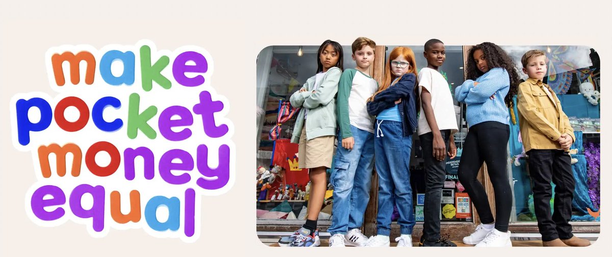 annabelherrick's tweet photo. Let's Make Pocket Money Equal: https://t.co/zRbxVVQhTv Our new report reveals that girls get 20% less than boys and toys aimed at girls cost 5% more.
An amazing campaign to work on @StarlingBank
#MakeMoneyEqual https://t.co/pdFZzx132N