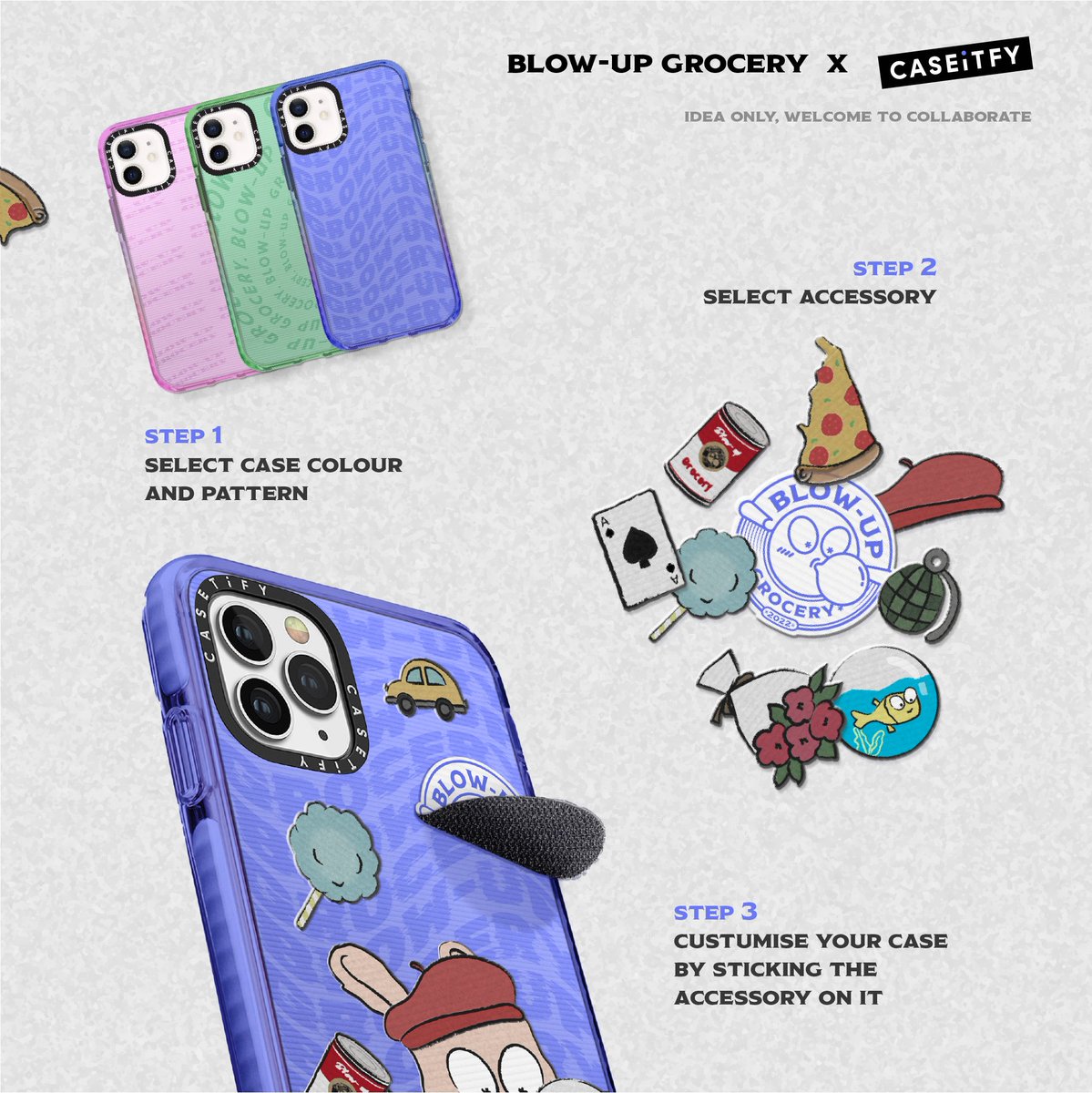 blowupgrocery's tweet photo. #BUGProduct Want to get a personalized phone case 📱📱📱?
Choose your color and pattern, also attach different small decorations 💨!
Follow us now to get your #BUGNFT soon.
Stay tuned 🔥.
#blowupgrocery #BUG #nft #nftart
#nftcollection #nftbug #bugnft https://t.co/amJRQEmExK