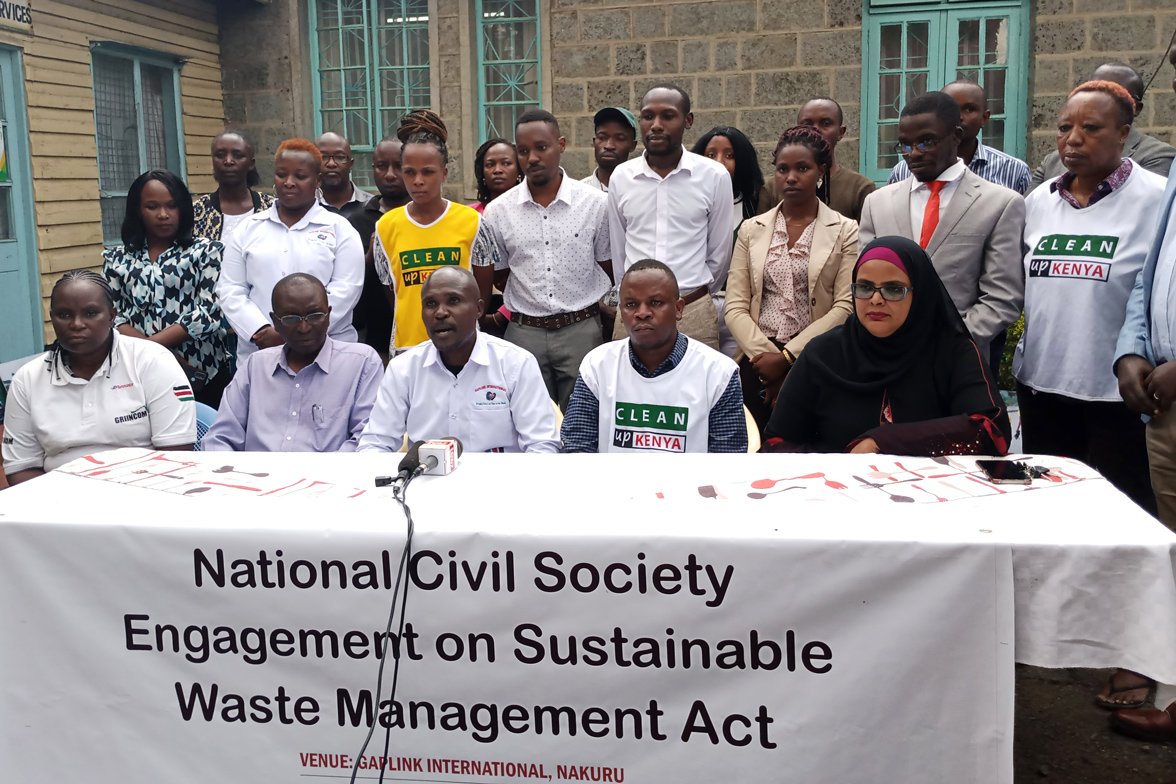 In a national Civil Society Engagement on Sustainable Waste Management Act, civil society fear that too much power have been given to @NemaKenya which could undermine the constitutional mandate of counties to perform their roles. To seek legal advice for suspension of Act @tv47ke