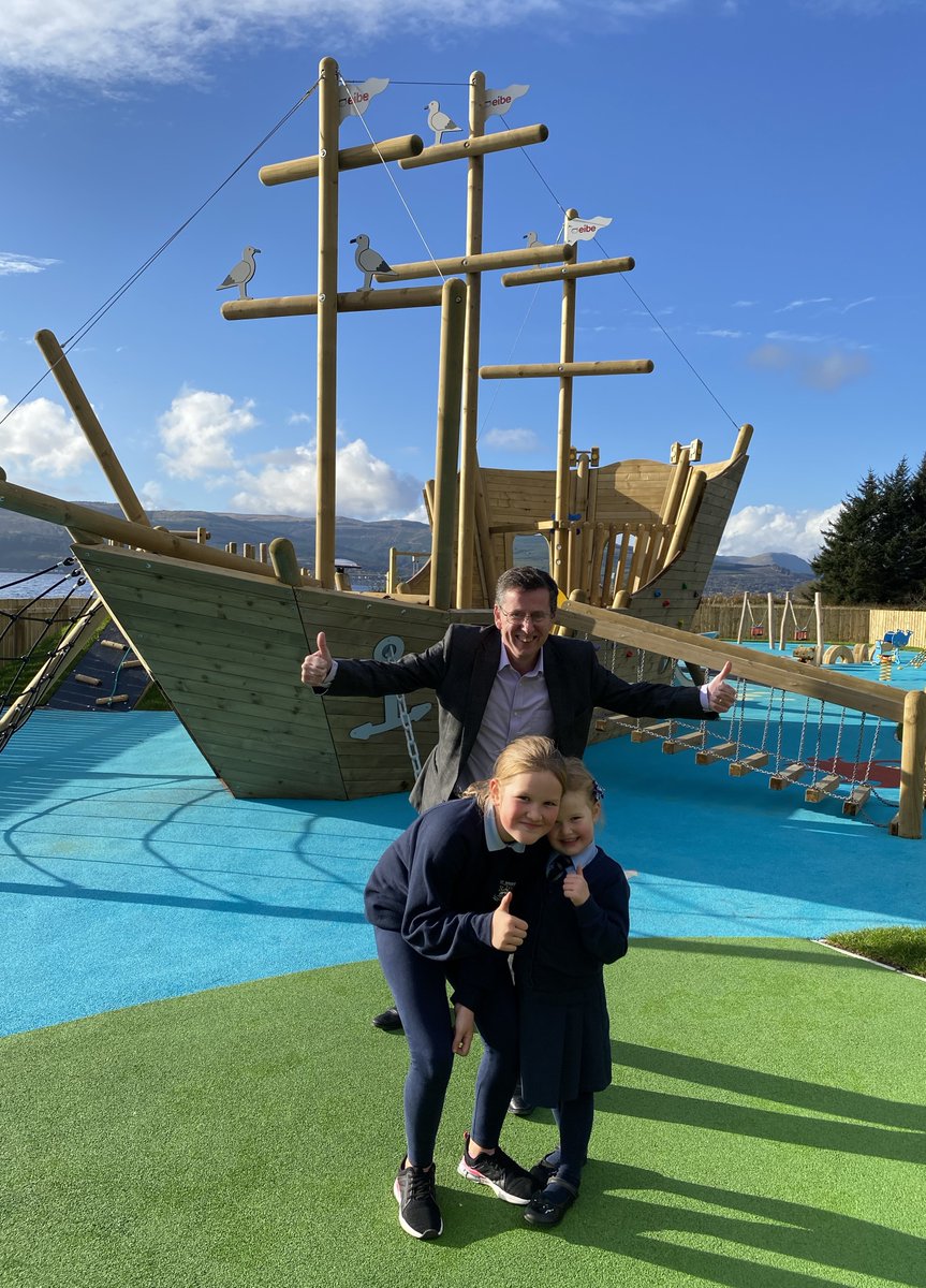 inverclyde's tweet photo. A new £200k playpark at Lunderston Bay is now open and is looking ship-shape ⛵️ https://t.co/uVgjUkvnrA #DiscoverInverclyde https://t.co/0KY1ZpB9rZ