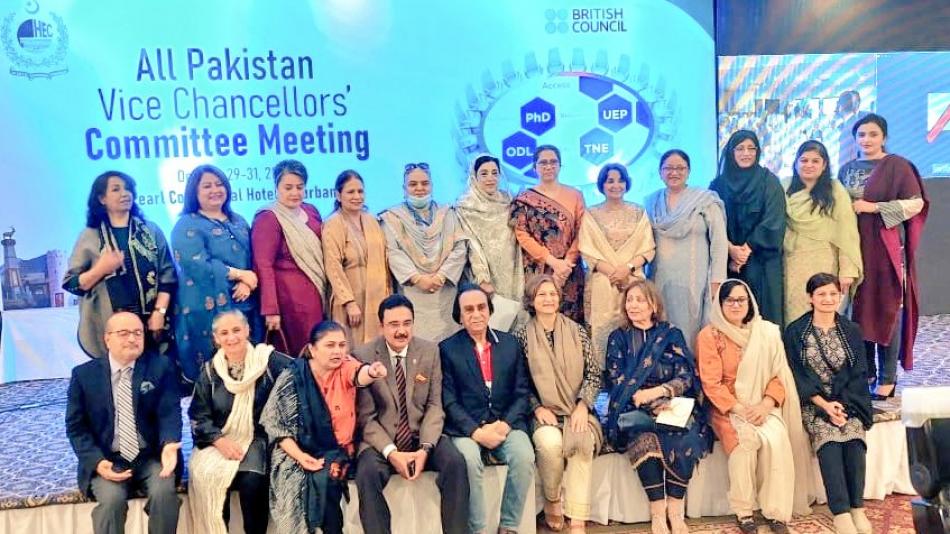 nishatriaz's tweet photo. Making Higher Education Women Friendly
Recruit
Retain
Recognise
Reward
women across the HE sector.

Excited to join the launch of Pakistan's first Women Consortium this Friday with the support of 
@HEGoingGlobal @hecpkofficial @pkBritish 

https://t.co/l3sLfM8wR9 https://t.co/h07CMTwtu1