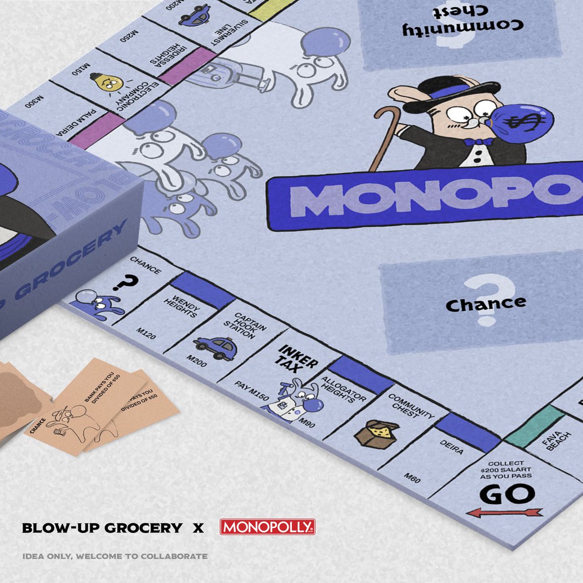 blowupgrocery's tweet photo. #BUGProduct Do you want to play games with BUG 🎲🎲?
In the Blow Up Grocery Edition board game, you can playing as different characters of BUG as you can!
Follow us now to get your #BUGNFT soon.
Stay tuned 🔥.
#blowupgrocery #BUG #nft
#nftdrop #nftcollection #nftbug #bugnft https://t.co/I8x3eYnBUh