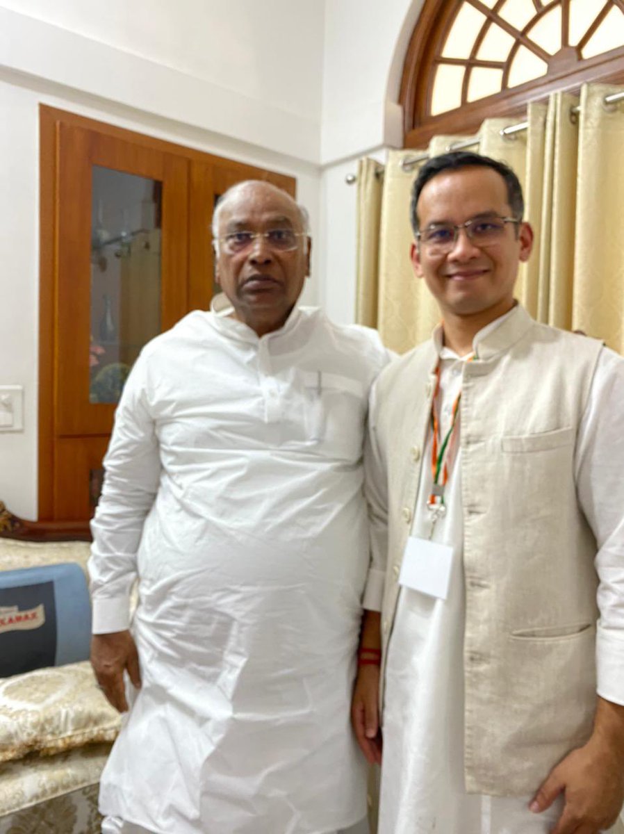 A historic election. Proud to have to have seen the process from up close. First as a Pradesh Returning Officer, then member of Mallikarjun Kharge Ji’s campaign team. Congratulations to Kharge Sahib. My gratitude to Smt. Sonia Gandhi for her stewardship. We will overcome.