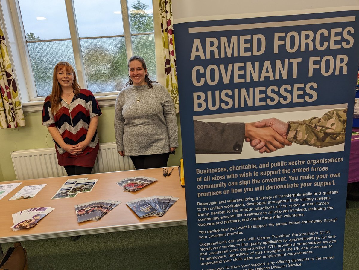 We are all set up at <a href="/homeinstead/">Home Instead</a> in Newport, Shropshire, ready for the Public Dementia Wellbeing Event, representing the Telford and Wrekin Armed Forces Covenant. We're here from 10:30am until 3pm, so please pop in and see us if you're in the area.