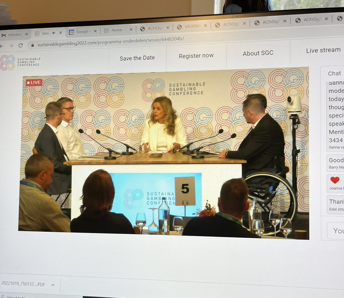 Amsterdam hade varit trevlig att besöka men så bra att man kan följa och vara med digitalt med <a href="/monica5557/">Monica Medvall</a> <a href="/KindredGroup/">Kindred Group</a>  Duktig moderator 😊