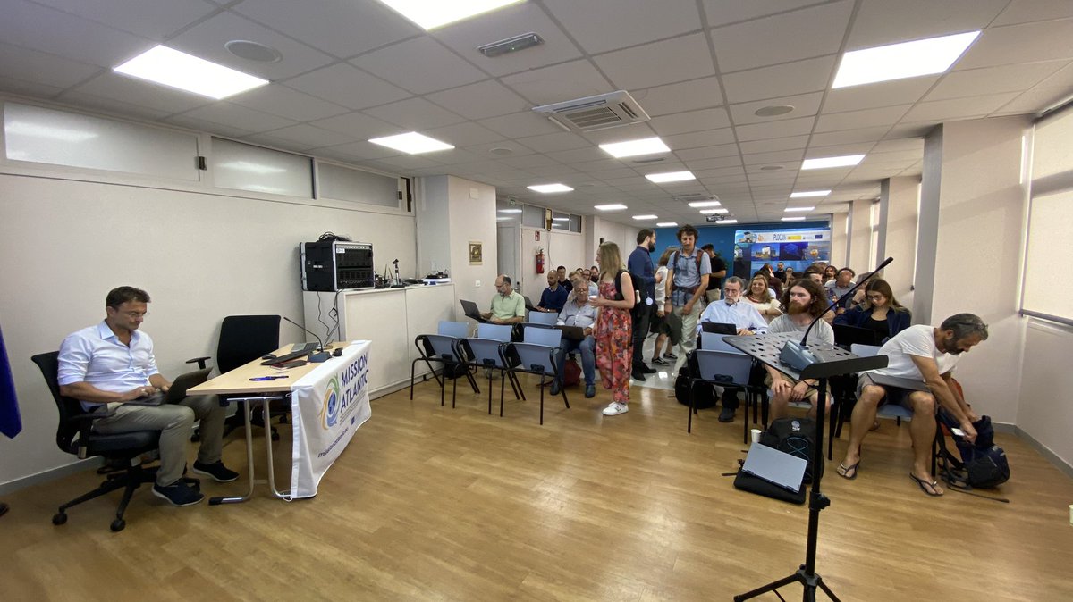 GliderPLOCAN's tweet photo. @MISSIONATLANTIC General Assembly kicked off few minutes ago with full attendance from all partners. Three busy &amp; fruitful days ahead!!! @AllAtlanticO @UNOceanDecade @IPBES #OceanPartnership @AtlanticAll @agenciaiisi #ICTSNews @plocan https://t.co/h465hs2OaU