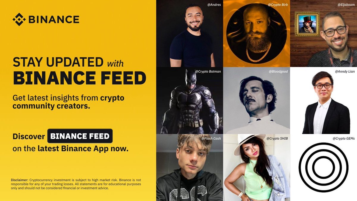 BinanceAfrica's tweet photo. Looking to become a creator on #Binance Feed?

 👉 https://t.co/7bBsFbyH0D https://t.co/VNQeSGzJ5Y