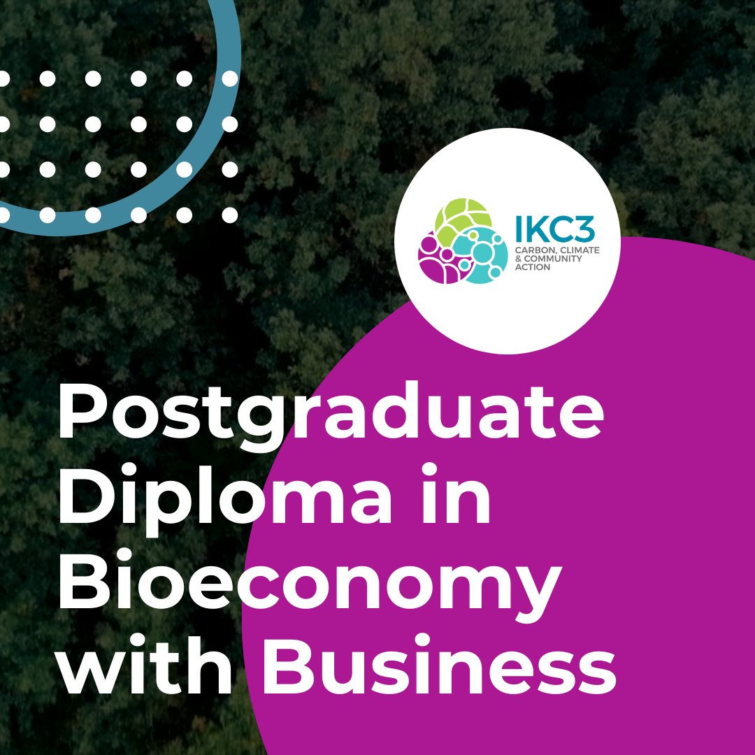 IKC3_Project's tweet photo. Applications for the PG Diploma in Bioeconomy with Business are open! This part-time blended programme will run from January to December 2023 and is co-designed and co-delivered by @MTU_ie  @ucddublin and @teagasc

To find out more and to apply visit https://t.co/Lj2Nio4wi9 https://t.co/1NcybphC0k