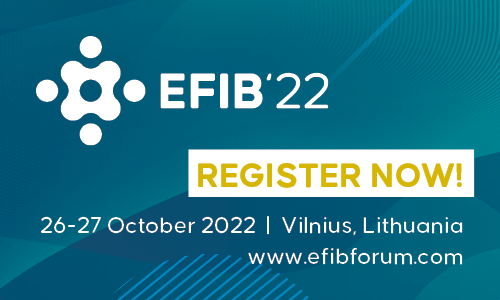 🎯We cannot wait for #EFIB2022, which will be held on October 26-27 in Vilnus 🗓️❗️

More details  👉efibforum.com 👈

@EFIBconference
#innovation #biotechnology #advancedtechnologies