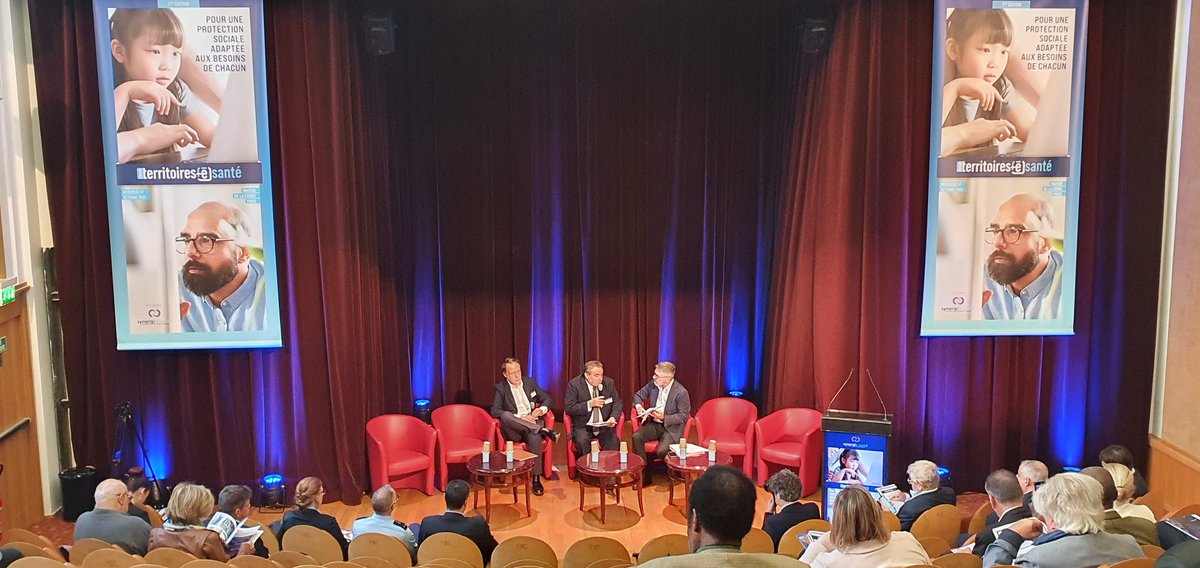 Présente ce matin pour <a href="/Pharma_ANEPF/">ANEPF Pharmacie</a> au forum Territoires #Esanté à Paris. 

Deux éléments se distinguent d'emblée à améliorer : 
➡️ L'accès aux #soins
➡️ L'information aux #patients 💬

Le #numérique en santé, transparent et sécurisé, est un levier pour répondre à ces enjeux. 📲