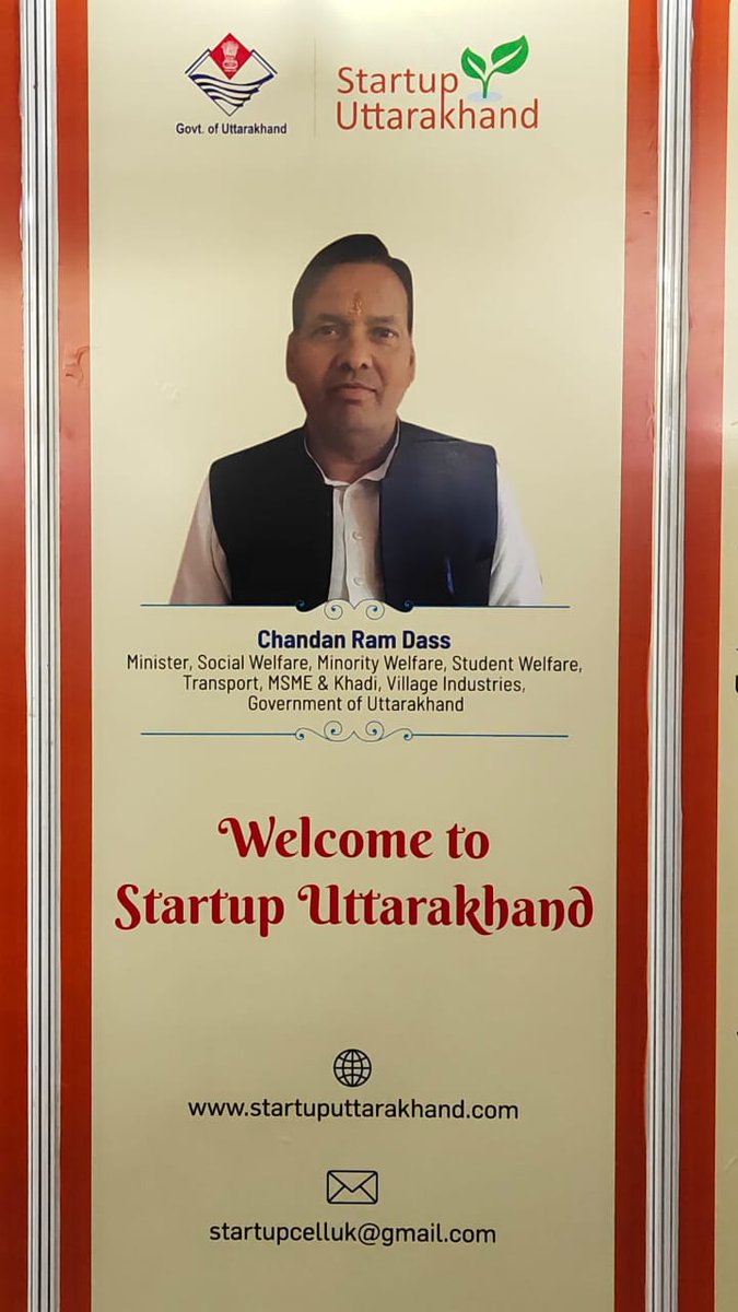 CEEPL_India's tweet photo. With Shri. Chandan Ram Dass, Minister Social Welfare, Minority Welfare, Student Welfare, Transport, MSME &amp; Khadi, Village Industry Government of Uttarakhand @ChandanRamDass  #DefExpo2022 #startuputtarakhand #Uttarakhand https://t.co/nMWbnZmsBz