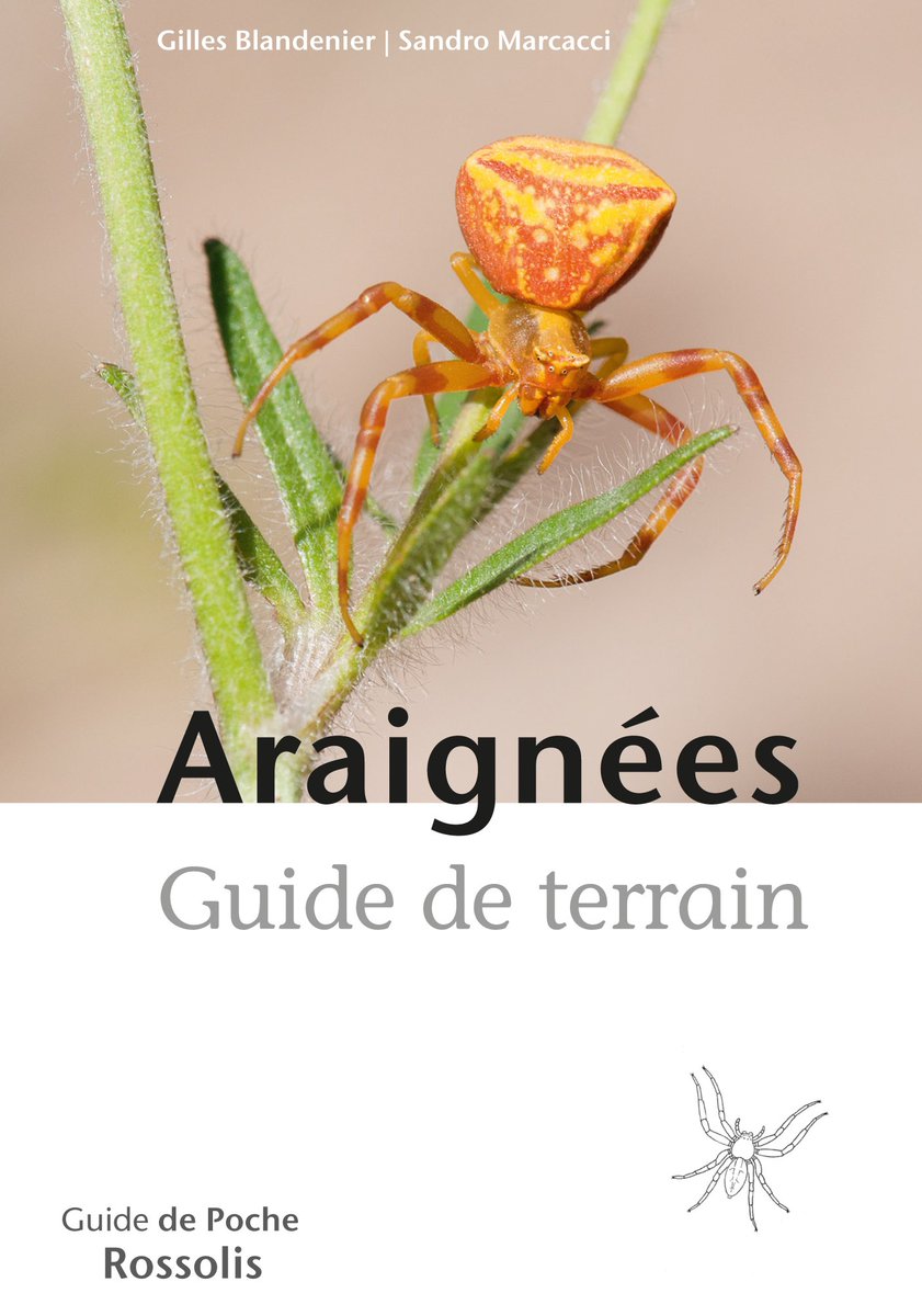 Gilles Blandenier et Sandro Marcacci seront présents avec leur livre "Araignées, Guide de terrain" samedi 22.10.22 de 11h à 14h au Festival de la <a href="/SalamandreNET/">Salamandre</a> 
#araignées #arachnologie #guidedeterrain #editionsrossolis #festivaldelasalamandre