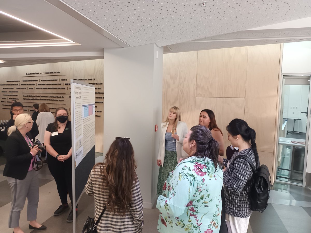 Students buzzing as they talk about their #research to an engaged audience is among the best things our job can offer. What a great #postgraduate showcase evening it was <a href="/WgtnBusGov/">Wellington School of Business and Government</a> <a href="/WellingtonUni/">WellingtonUni</a> #business #government #technology #Wellington #NewZealand #scholarship