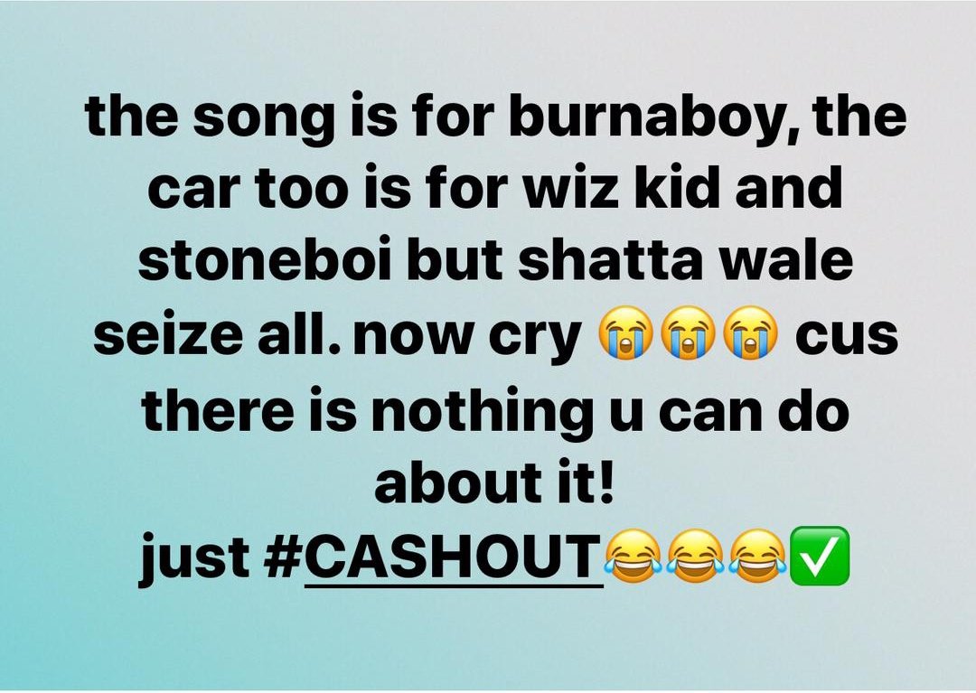 DunaBra's tweet photo. Whatever @shattawalegh does people have something to talk about it . Who Jah bless No Man cure🙏😇#CashOut

https://t.co/LFSLXIIwT9 https://t.co/DePyis2OU1