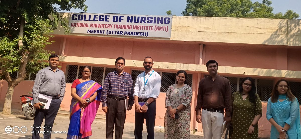 Visited  NMTI Medical college Meerut Div PM  with State and Divisional officer of UNICEF