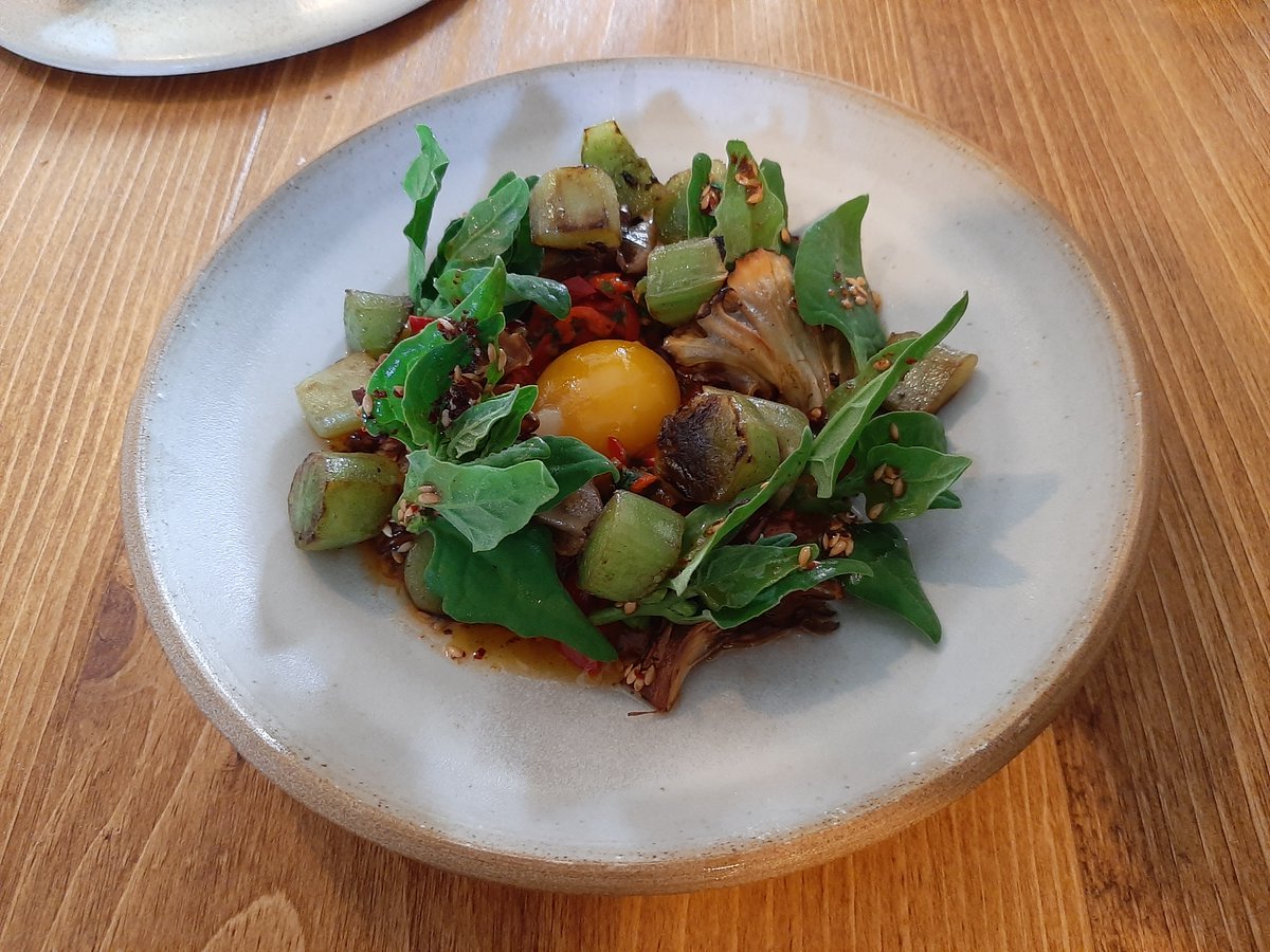 MichelinGuideUK's tweet photo. Lovely small plates by @ChefDanCox who is clearly enjoying the good life at The Granary at Crocadon Farm 
#StMellion #Cornwall https://t.co/QXhyMNJxiY