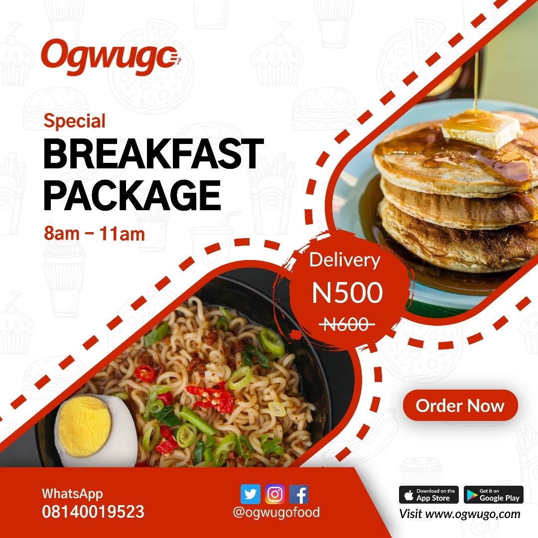 ogwugofood's tweet photo. Never skip breakfast with us...

We have made it very affordable as both the meals and the delivery fee has been very much discounted💃💃

Send us a DM to see the available meal options today😌👌

#ogwugofood  #breakfastpackage #breakfast #plantainandegg #pancakes #scrambledeggs https://t.co/Z6CLwxWaNo