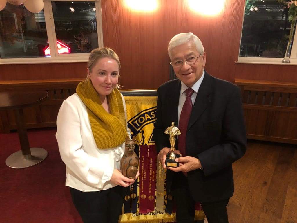 Everyone’s a winner in our club but at the end of our last meeting the award for best table topic went to our guest, Margaret McLaughlin 👏🏼👏🏼👏🏼 and the Cicero was awarded to Philip Khan-Panni for his excellent speech 🏆
