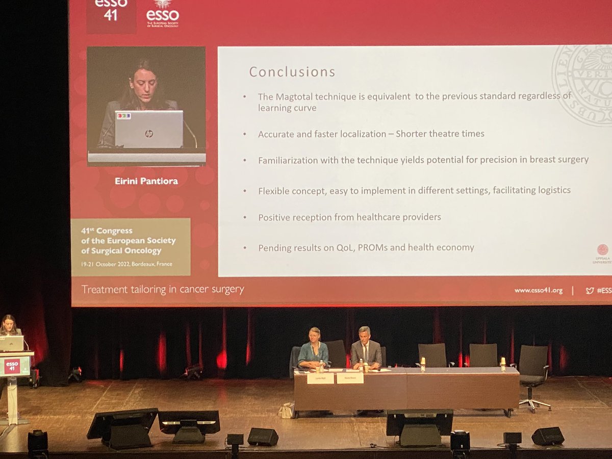 DannySturt's tweet image. A totally Magnetic technique for #breastcancer surgery!

Fantastic prospective data (n=423) from multiple sites presented by @e_pantiora 

✅high accuracy
✅shorter theatre times
✅better logistics
✅preferred by clinicians 

#ESSO41 #MagTeam @endomag @Magtrace @MagseedSurgery
