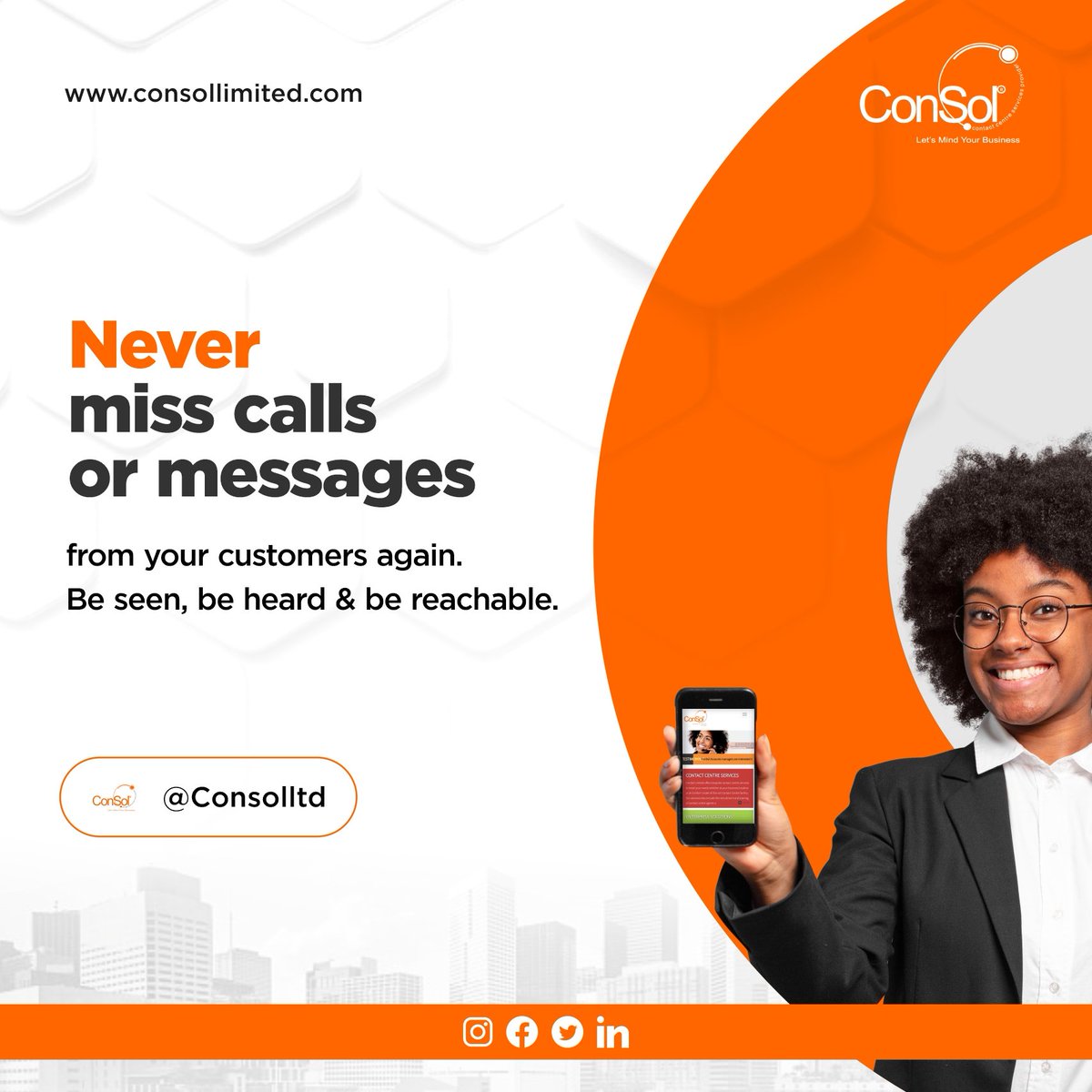 consolltd's tweet photo. When it comes to your brand communications, our objective is to continually provide better solutions. Get started today! #consolltd #consol
#communication #marketing #business #love #leadership #design #motivation #entrepreneur #communicationskills #explorepage #success https://t.co/SGnQFO45ww