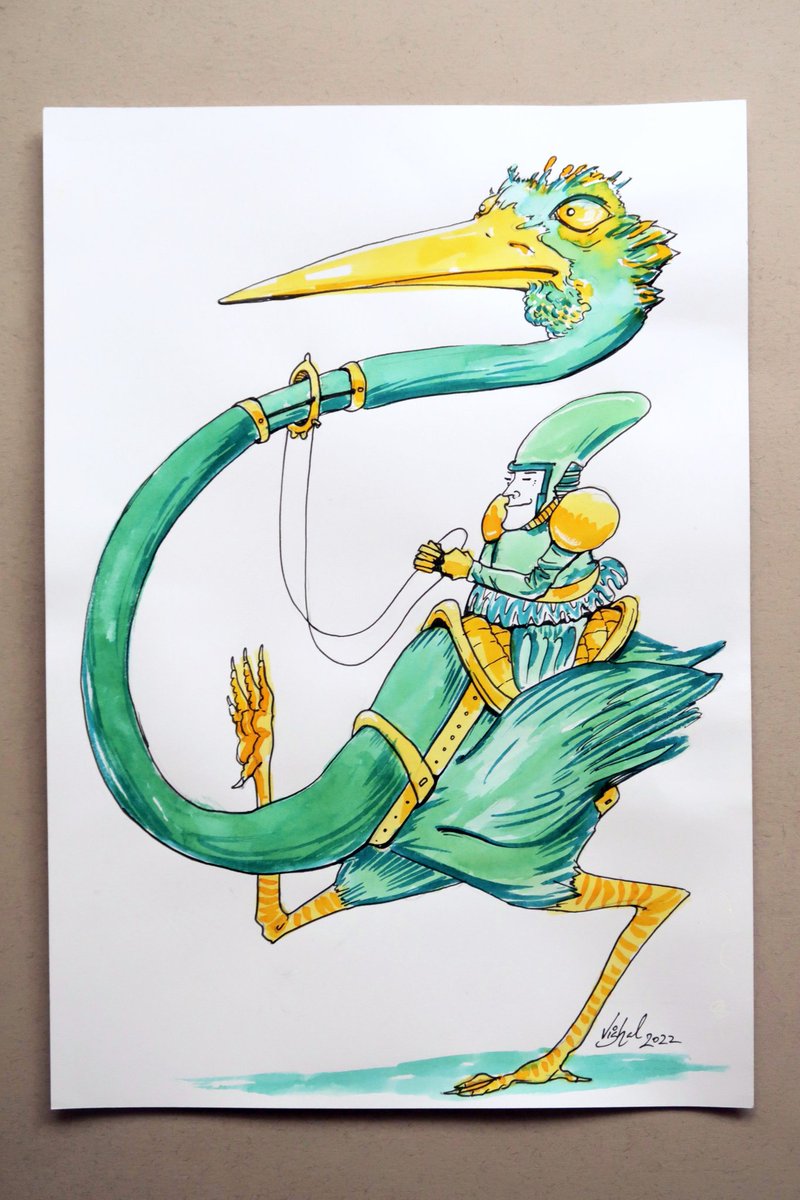 allVishal's tweet photo. Happy accidents and a bit of colour theory meant that on this week's #StationeryTestDrive I got a beautiful shade of green from two @KrishnaInks for this illustration. Watch our episode for this and other uses of this lovely ink! https://t.co/rztgGfP2Yq https://t.co/jlVi9e38vg