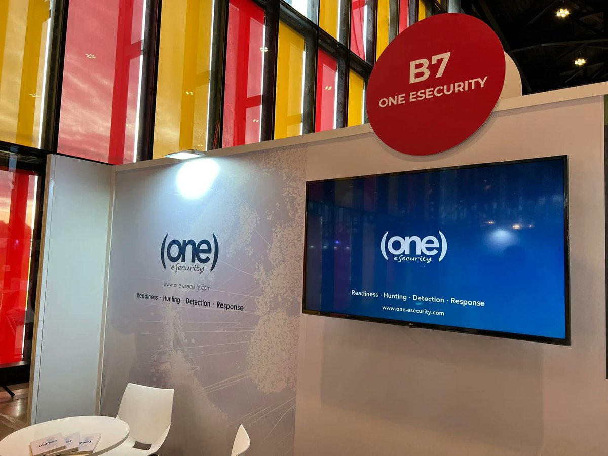 One_eSecurity's tweet photo. ¡Buenos días desde León! 
Visítanos en nuestro stand y no te pierdas nuestra charla "DFIR StoryTime: Caso real de cómo activar a tu retainer y evitar un despliegue de ransomware" en el Speaker Corner a las 13:35h.  @INCIBE #16ENISE #oneesecurity #ciberseguridad https://t.co/xoDBsYa9Cs